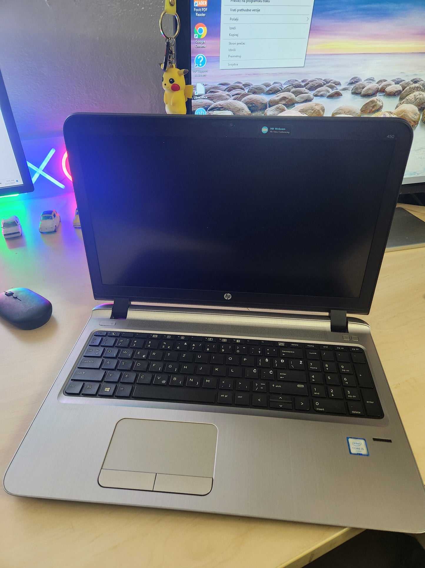HP ProBook 450 G3 i5 6200/8gb/120SSD/15.6"