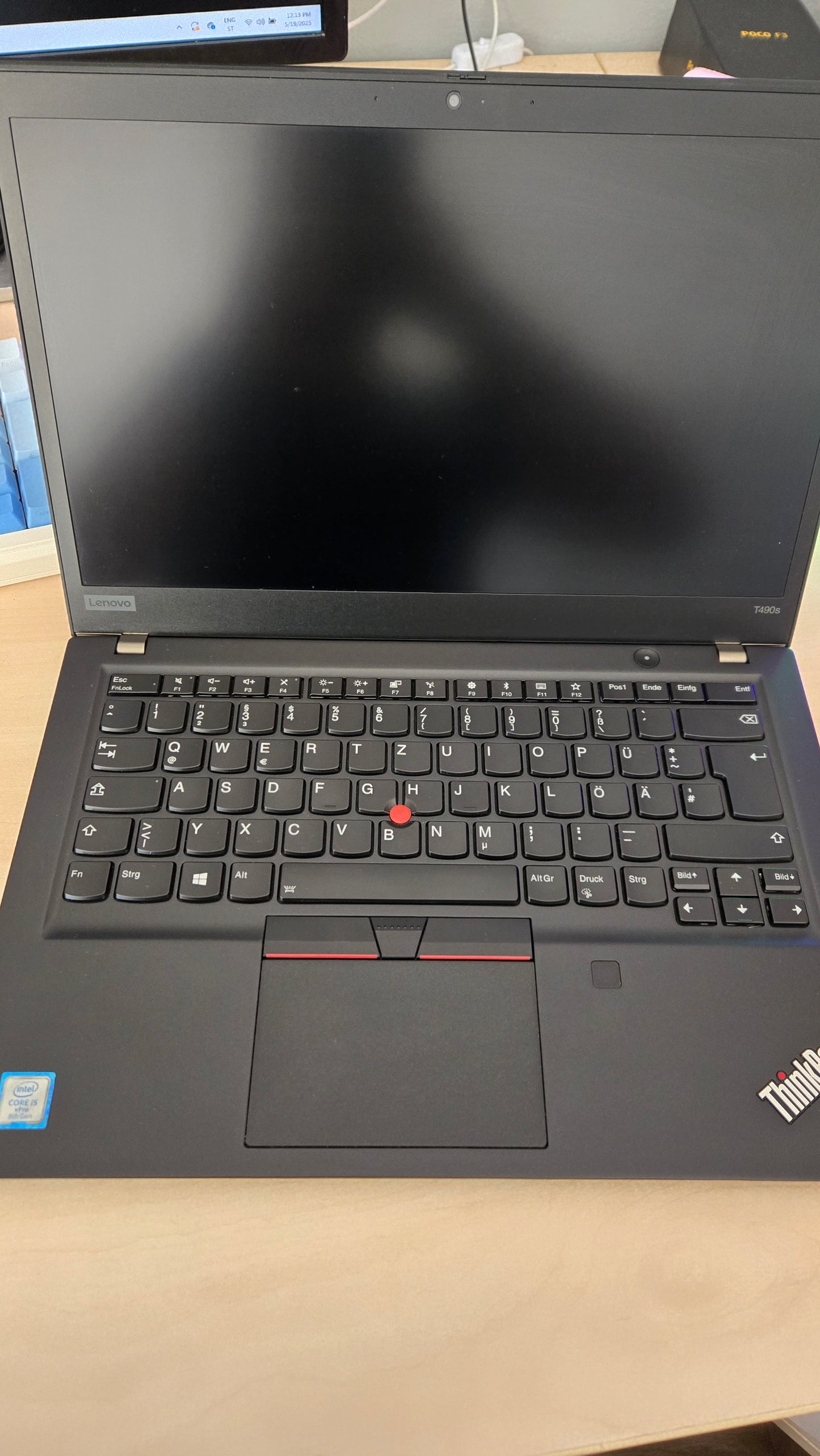 Lenovo Thinkpad T490s i5 i5-8365U/8GB RAM/240SSD/14" ekran na dodir