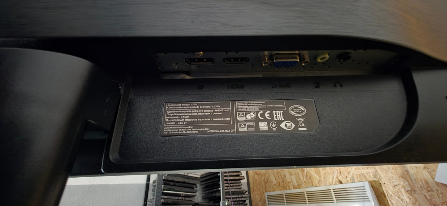AOC G2460VQ6 – 24" / Full HD / 75Hz / 1ms / FreeSync – 6 mj. jamstvo