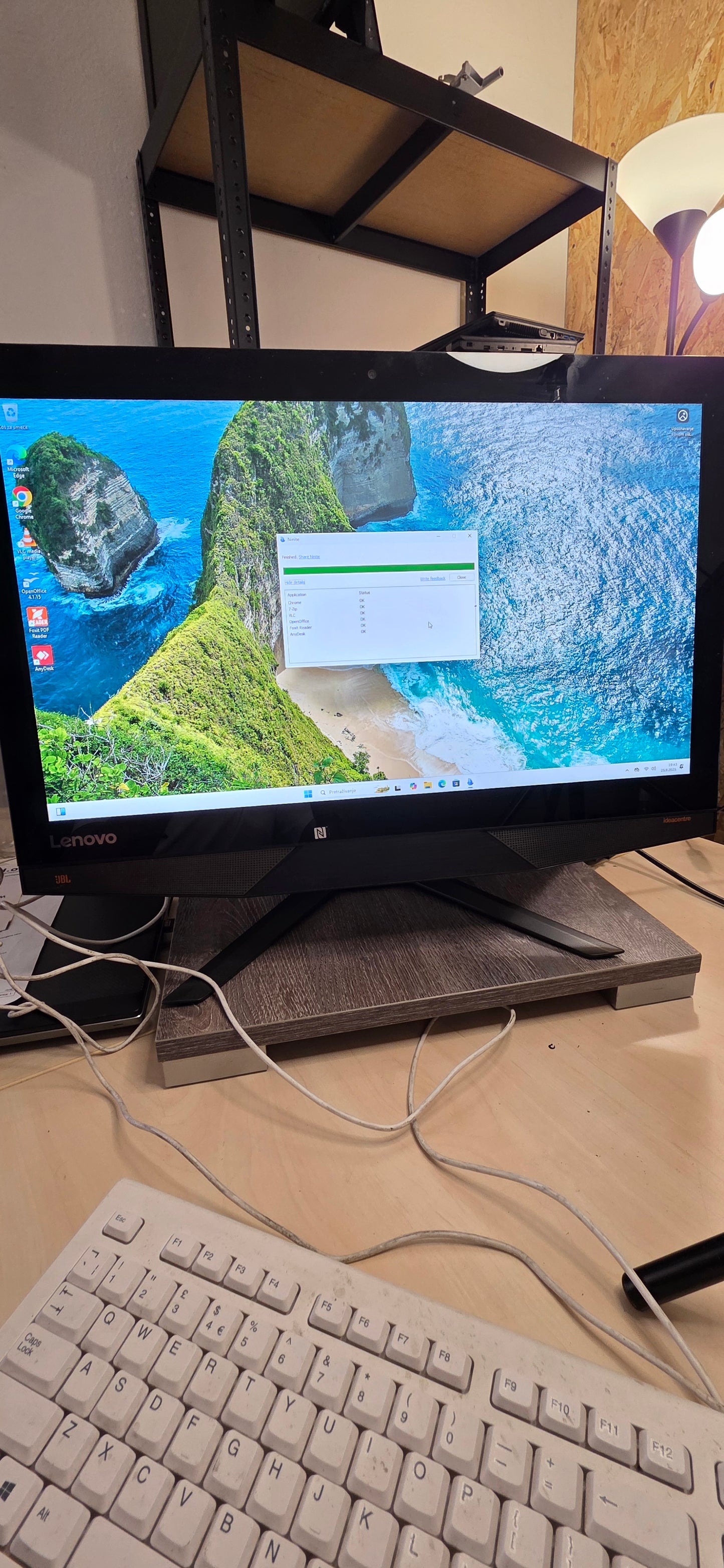 Lenovo IdeaCentre 700-24ISH All-in-One: i5-6400, 12GB RAM, 120GB SSD, 12 mj. jamstvo