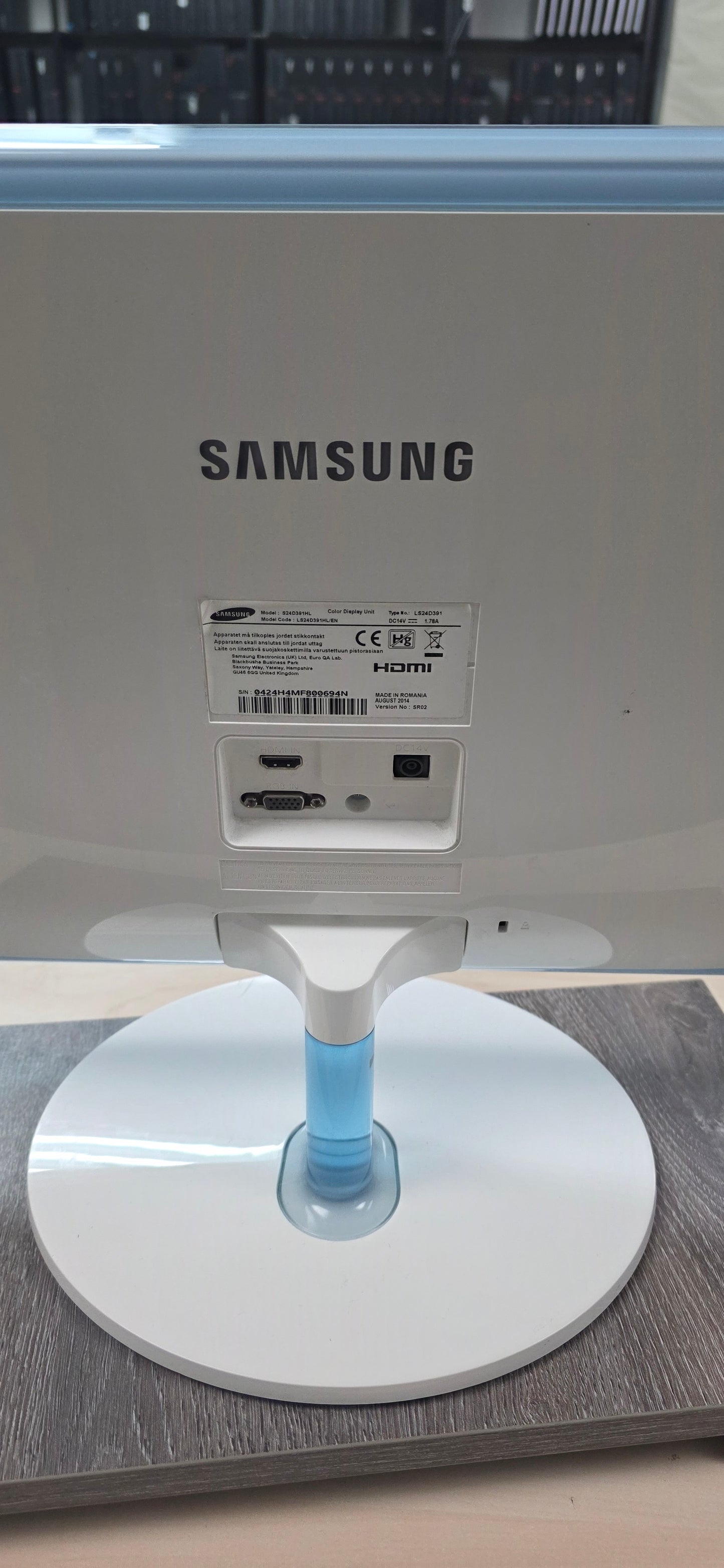 🖥️ Samsung S24D391HL • 23.6" Full HD PLS • HDMI • Bijeli Dizajn • 6mj Jamstvo