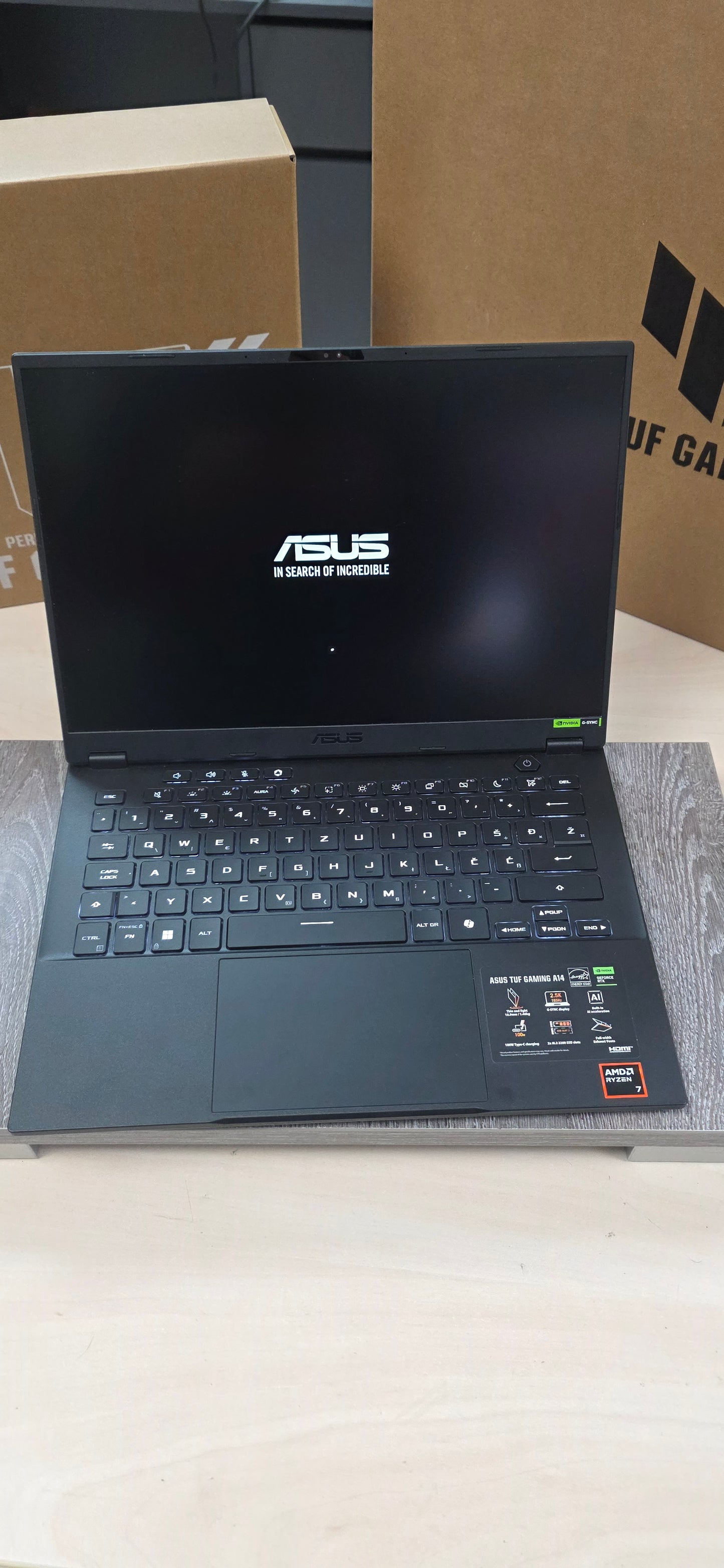 💻 ASUS TUF Gaming A14 Ryzen 7 8845/16GB/1TB/RTX 4050/14"/WIN 11/jamstvo do 2027