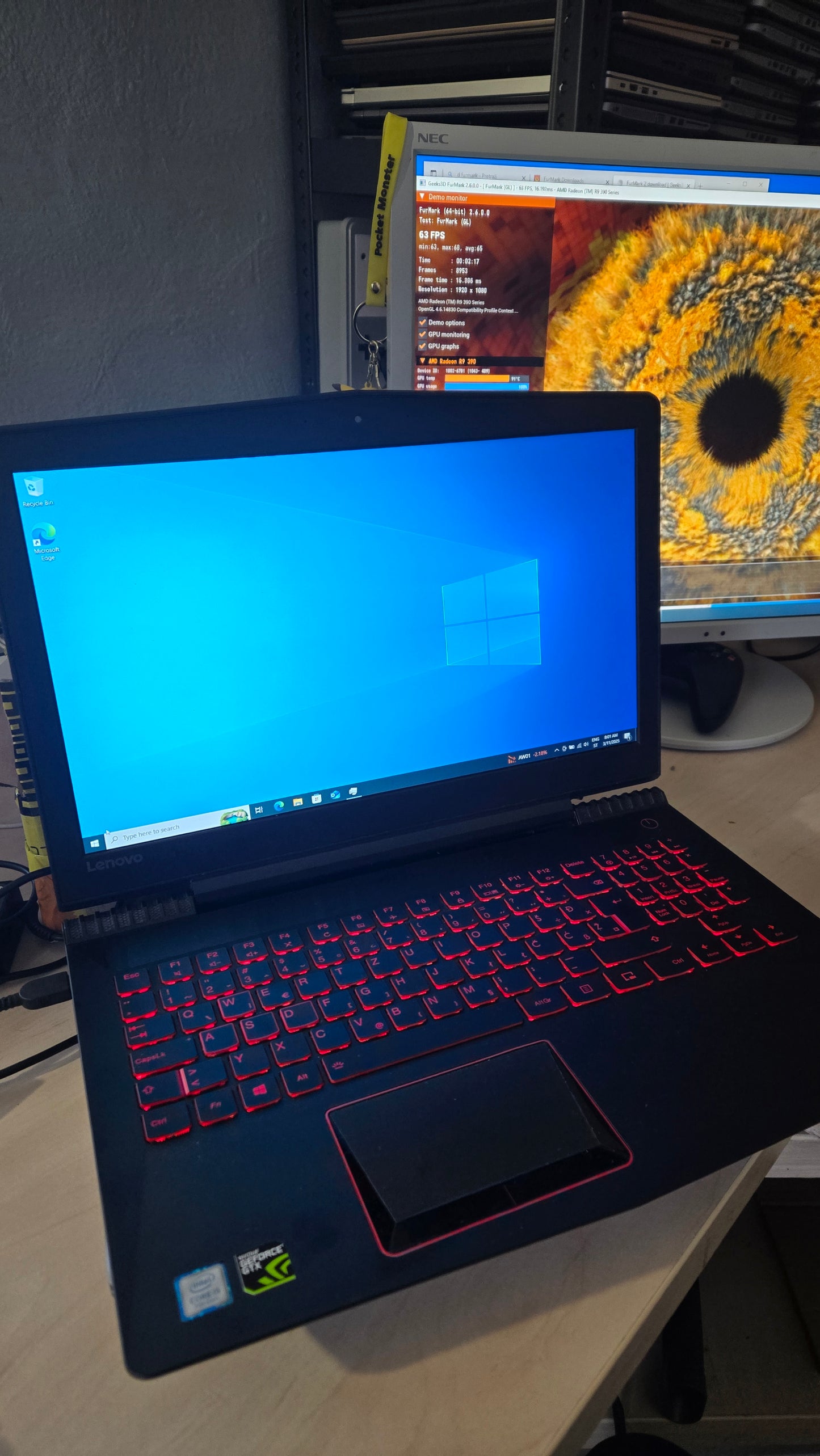 Lenovo Legion Y520-15IKBN i5 7300/8GB/512SSD/1050/15.6 FULL HD
