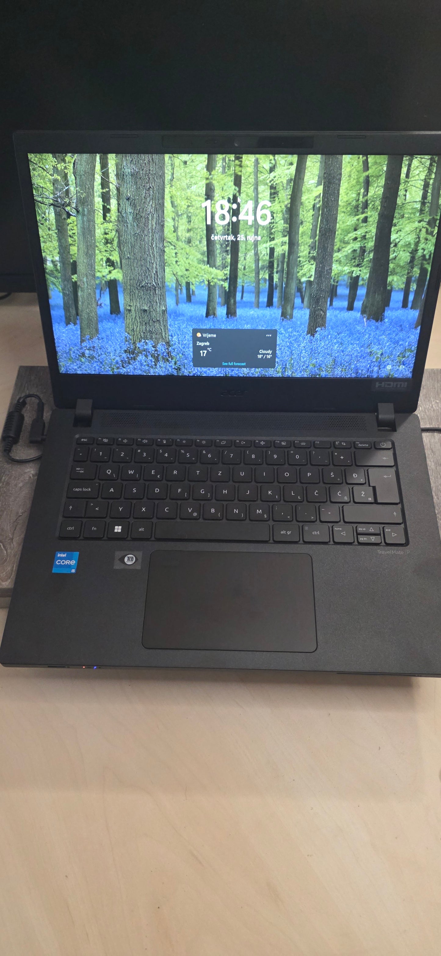 Acer TravelMate P214-54: i5-1235U, 8GB RAM, 500GB SSD, Win 11, 12 mj. jamstvo
