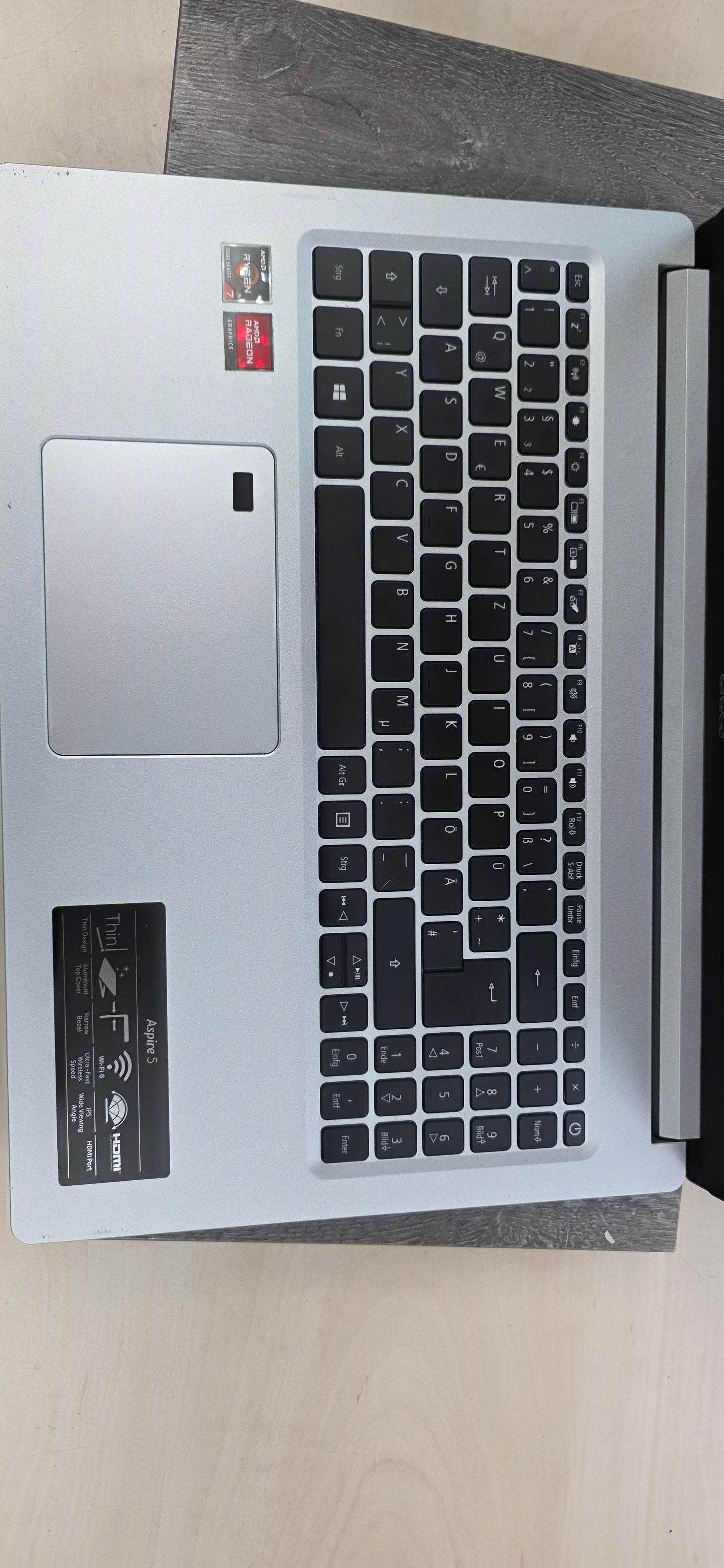 Acer Aspire 5 (A515-45): Ryzen 7 5700U, 16GB RAM, 512GB SSD, 12 mj. jamstvo