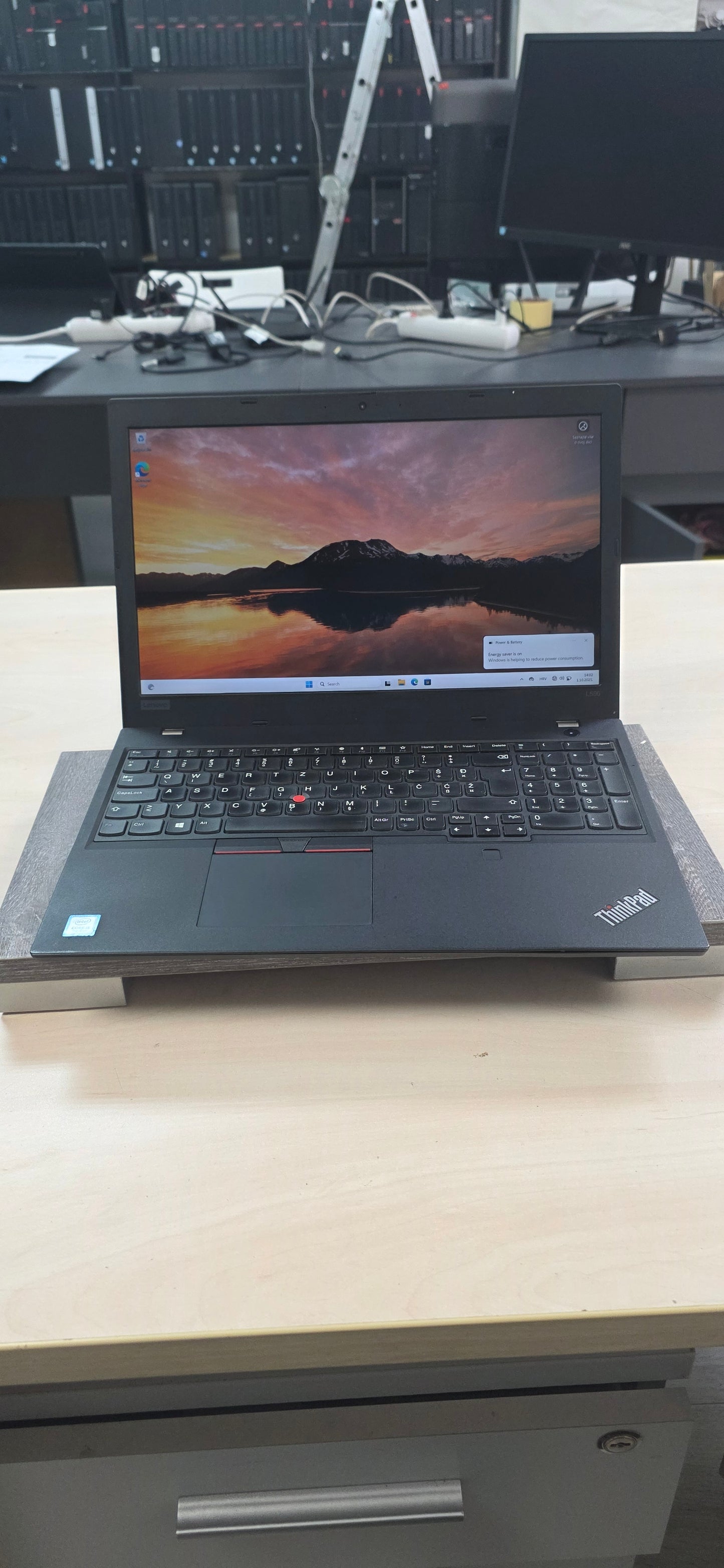 Lenovo ThinkPad L590: i5-8265U, 16GB RAM, 240GB SSD, 15.6" Ekran, Win 11, 12 mj. jamstvo,15.6