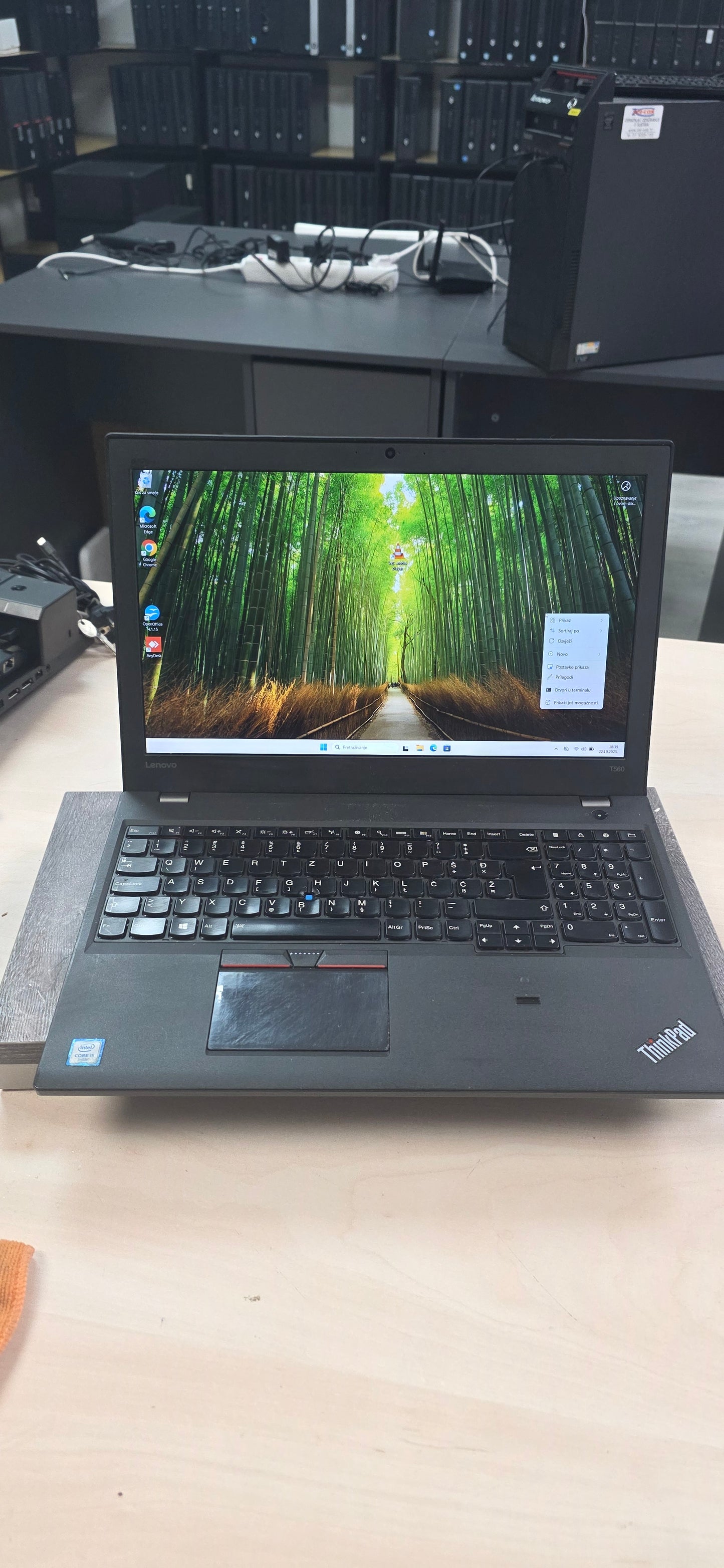 Lenovo ThinkPad T560: i5-6300U, 16GB RAM, 240GB SSD, 15.6", Win 11, 12 mj. jamstvo