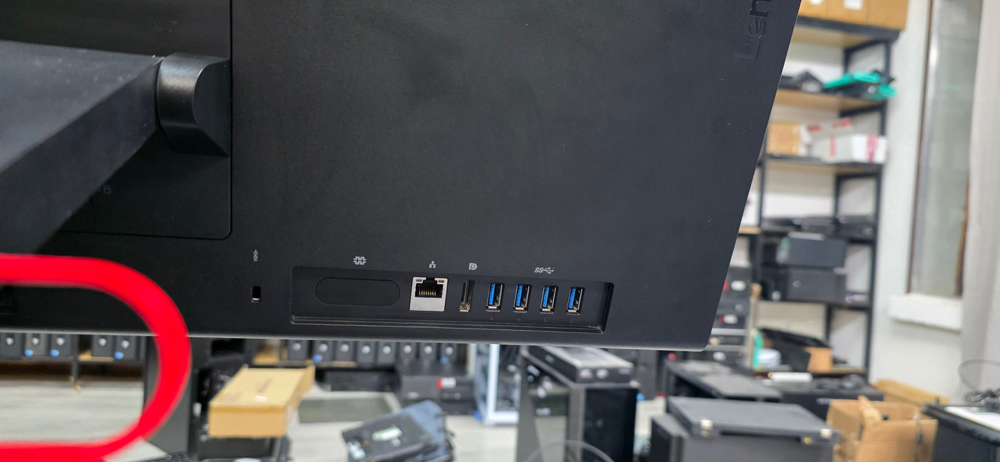 Lenovo ThinkCentre M910z All-in-One: i3-7100, 8GB RAM, 480GB SSD, 23.8" FHD, Win 11, 12 mj. jamstvo