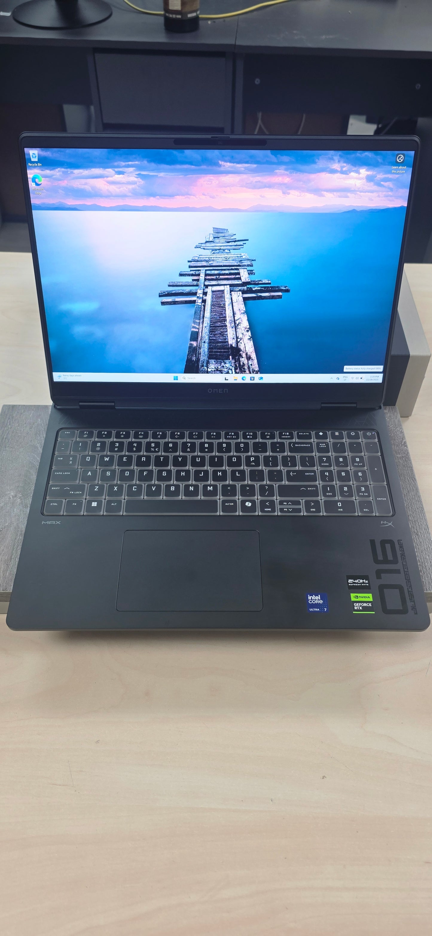 HP Omen Gaming Laptop: Intel Core Ultra 7 255HX, 32GB DDR5 RAM, RTX 5070 8GB, 1TB NVMe SSD, 16", tvorničko jamstvo