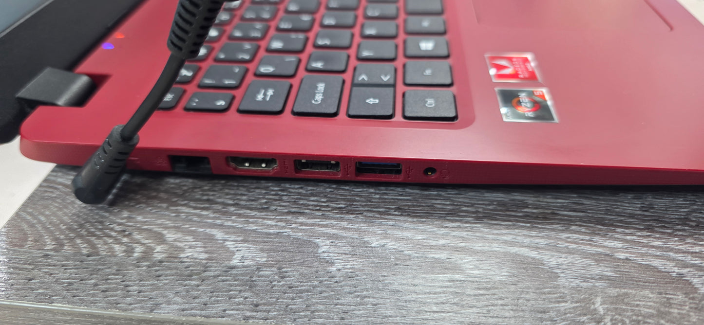 Acer Aspire 3: Ryzen 5 3500U, 8GB RAM, 500GB SSD, Radeon Vega 8, Win 11, 12 mj. jamstvo