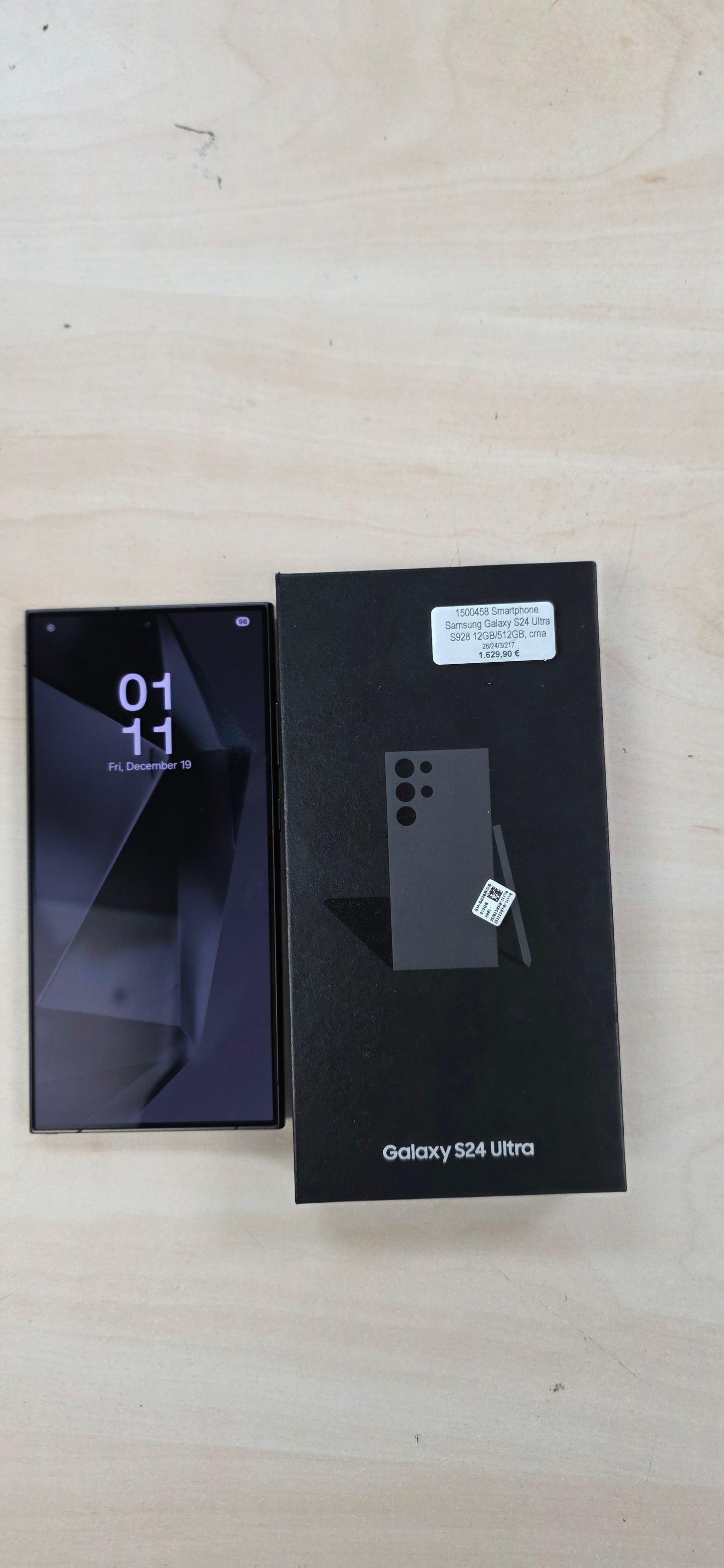 Samsung Galaxy S24 Ultra: 12GB RAM, 512GB, Titanium, Odlično stanje, 3 mj. jamstvo