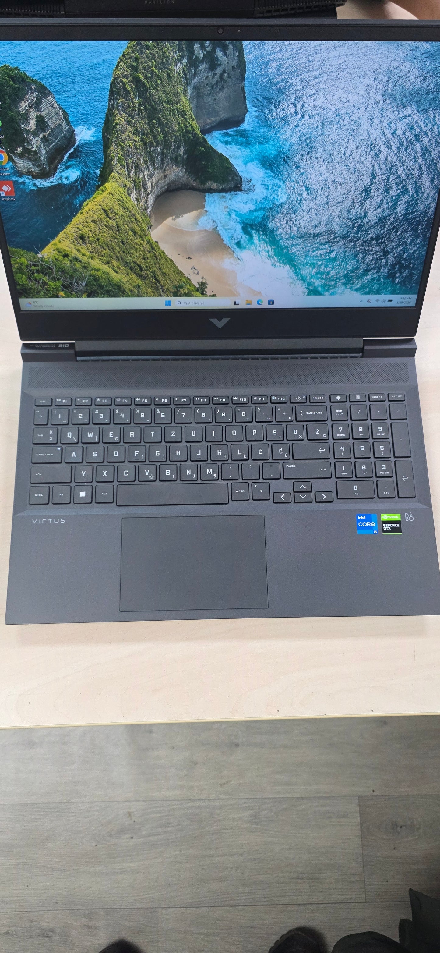 🎮 HP Victus 16-d1052nm – i5-12500H / 16GB RAM / GTX 1650 / 500GB SSD /16.1” FHD/ Win 11 – 6 mj. jamstvo