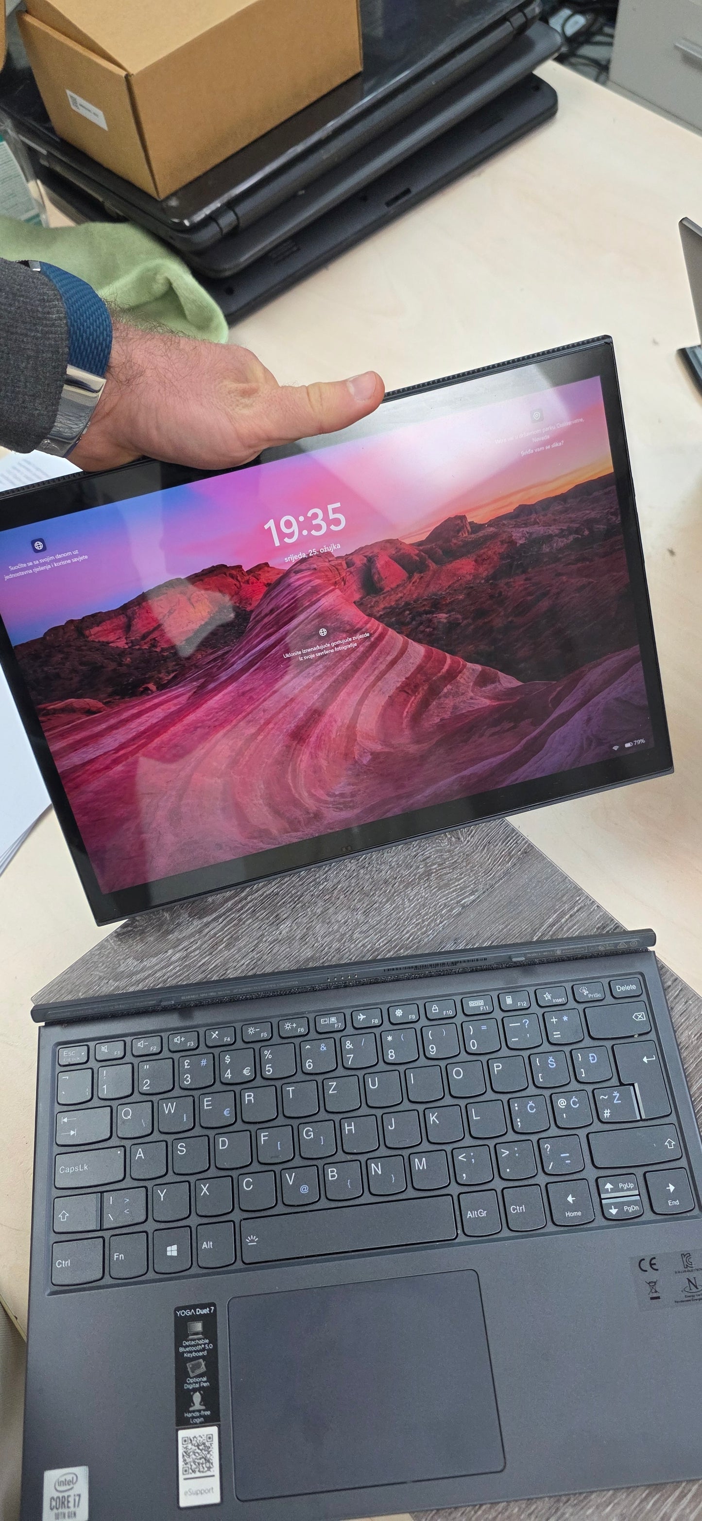Lenovo Yoga Duet 7 • i7-10510U • 8GB • 500GB SSD • 13" Touch • 6mj Jamstvo • Win 11 (Olovka)
