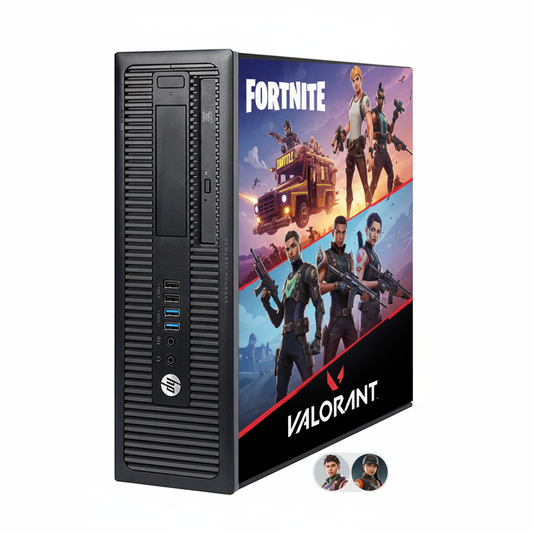 Gaming PC (Low Budget): HP ProDesk 600 G1 SFF - i3-4130, 12GB RAM, RX 6400 4GB, 24 mj. jamstvo