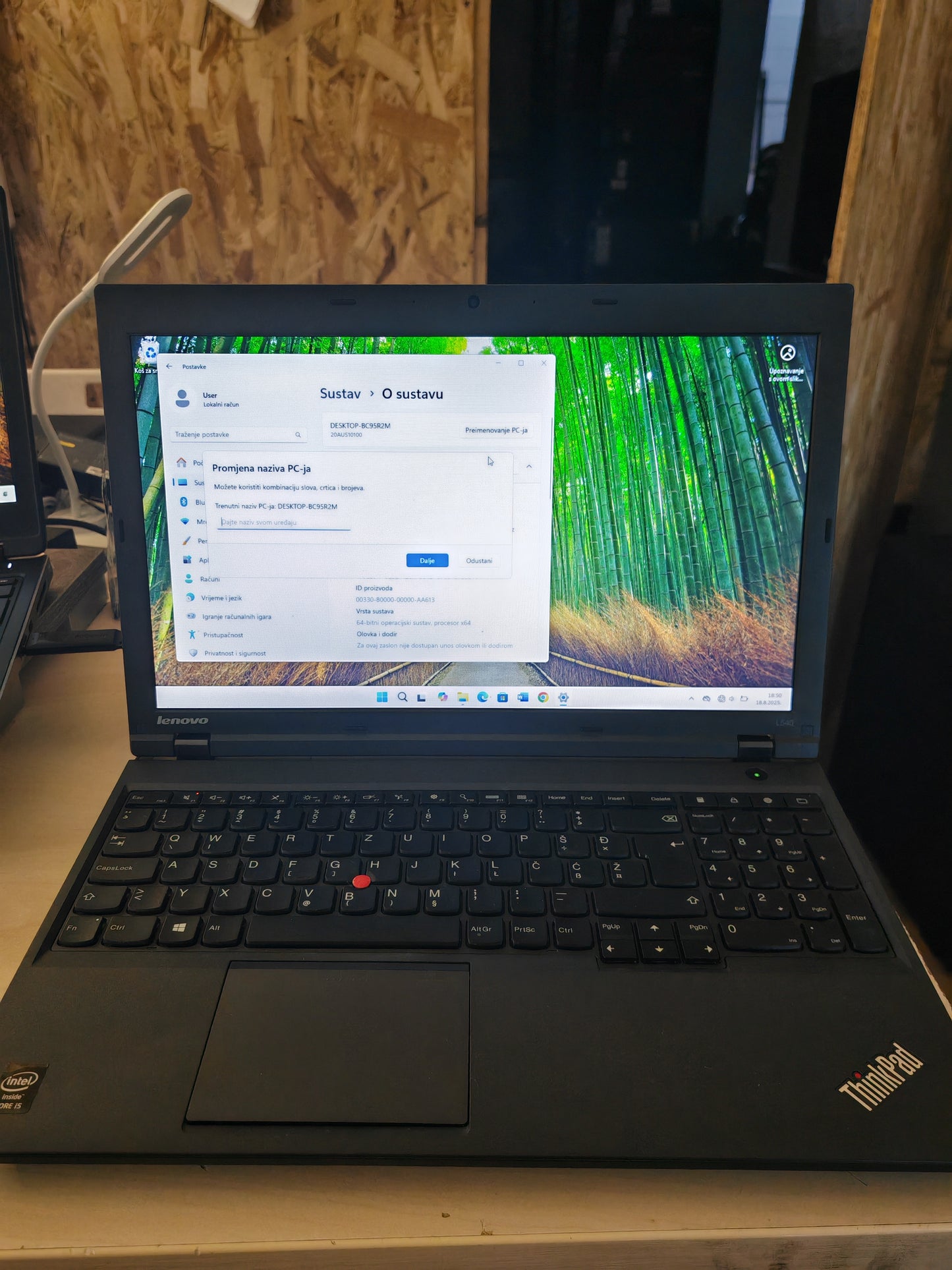 Lenovo ThinkPad L540: i5-4200M, 8GB RAM, 120GB SSD, 15.6" HD Ekran, 12 mj. jamstvo
