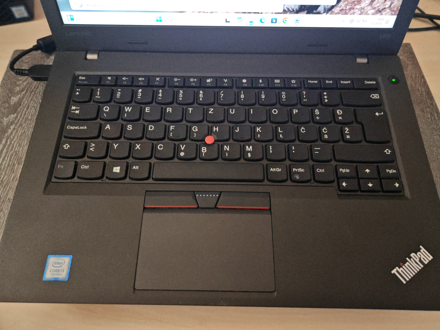 Lenovo ThinkPad L470: i3-7100U, 8GB RAM, 120GB SSD, 14" Ekran, 12 mj. jamstvo