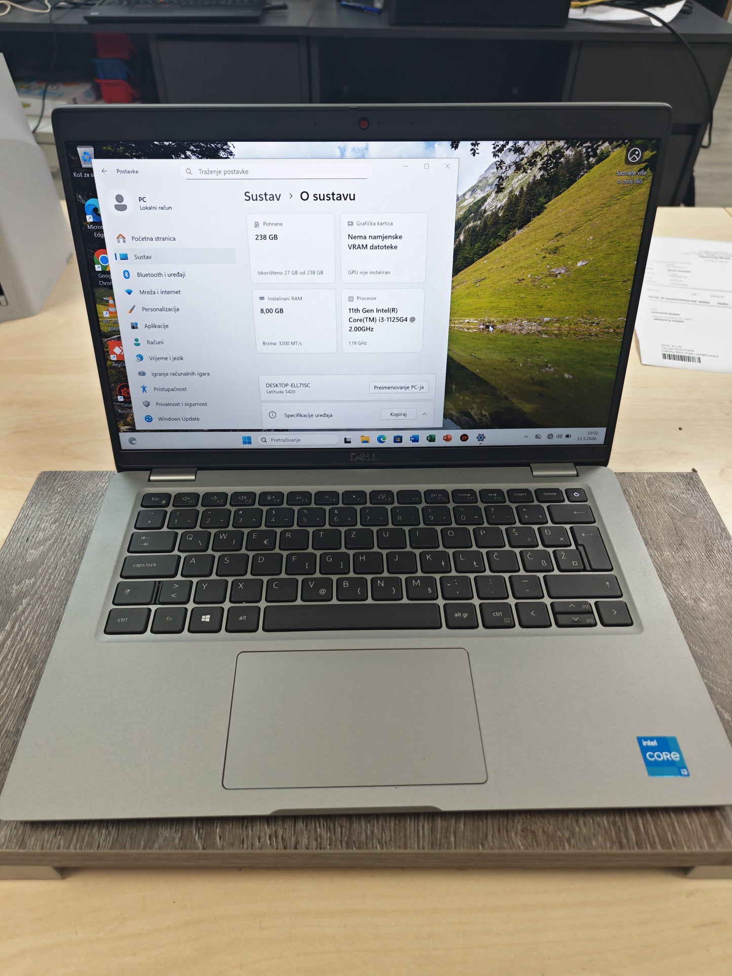 Dell Latitude 5420 • i3-1125G4 • 8GB RAM • 238GB SSD • 14" FHD • Win 11 Pro • 12mj Jamstvo