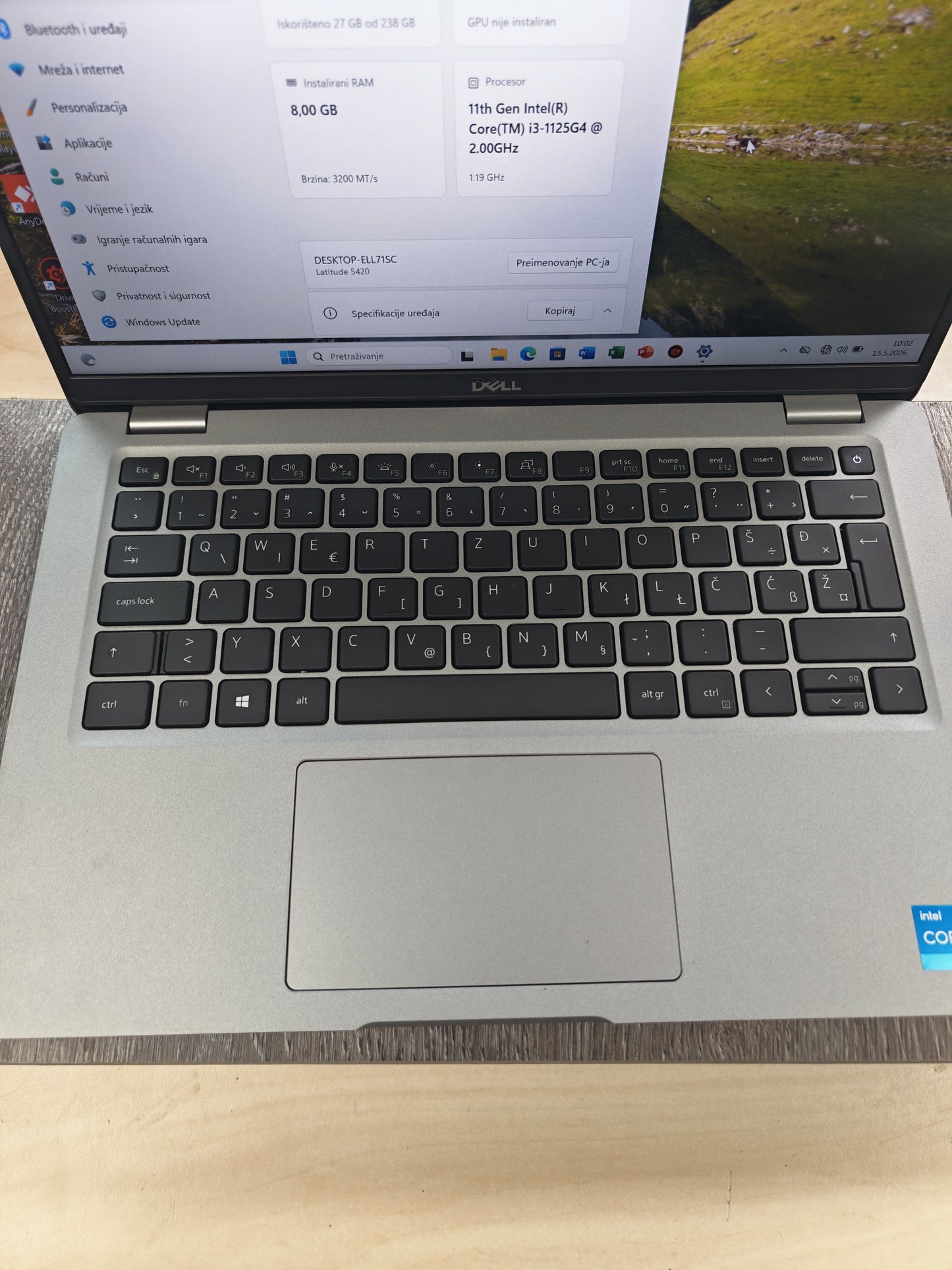 Dell Latitude 5420 • i3-1125G4 • 8GB RAM • 238GB SSD • 14" FHD • Win 11 Pro • 12mj Jamstvo