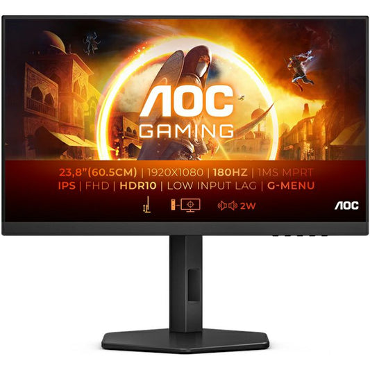AOC 24G4X Gaming Monitor: 23.8" IPS, 180Hz, 1ms, G-Sync kompatibilan, 12 mj. jamstvo