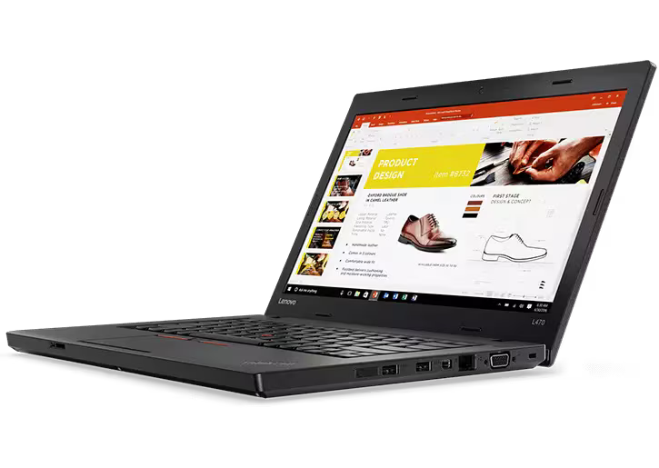 Lenovo ThinkPad L470: i3-7100U, 8GB RAM, 120GB SSD, 14" Ekran, 12 mj. jamstvo